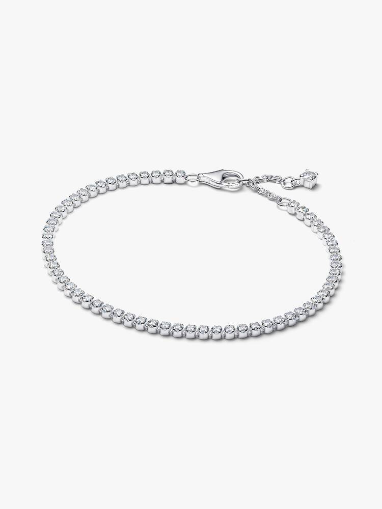 Funkelndes Tennisarmband Sterling-Silber