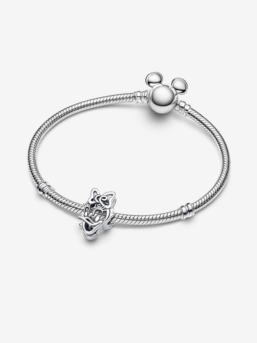 Daisy Duck Offen gearbeiteter Charm Sterling-Silber