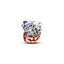 Charm Micky Maus & Minnie Maus Halloween Kürbis Silber