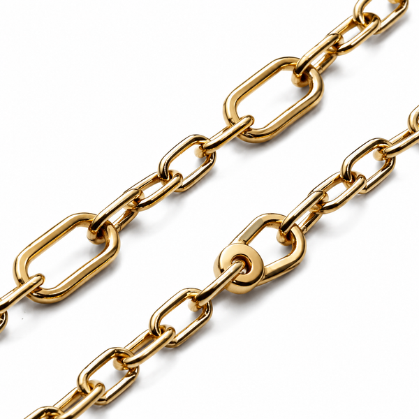 Kettenarmband 14 k Vergoldet
