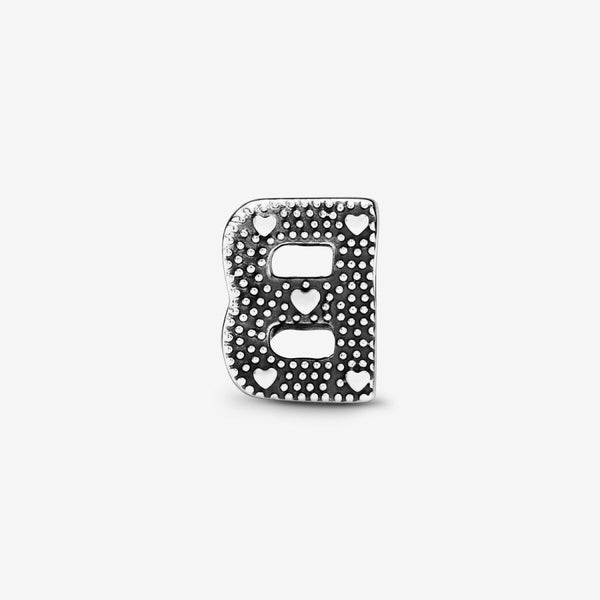 Charm Buchstabe Letter B Silber