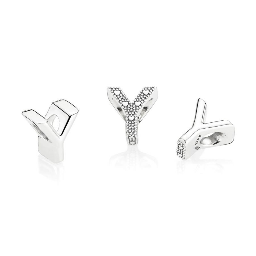 Charm Buchstabe Letter Y Silber Zweitbild