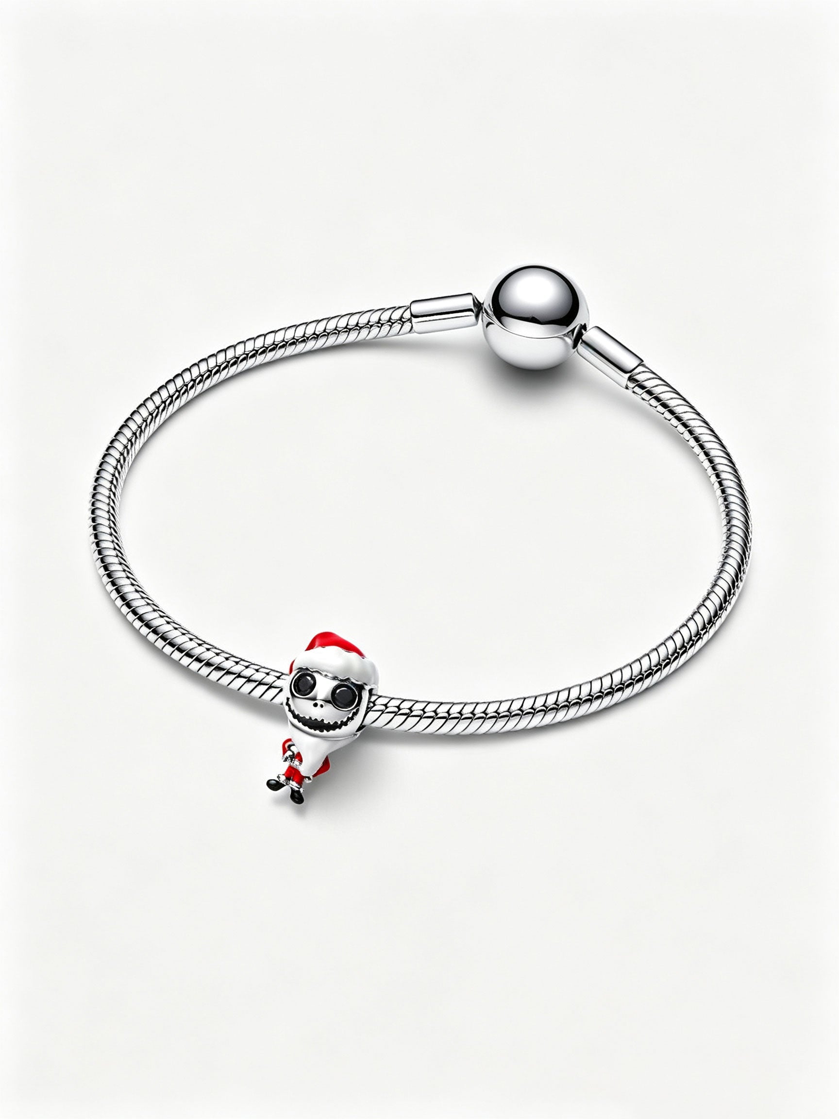Nightmare Before Christmas Jack Skellington Charm Sterling-Silber