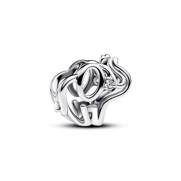 Charm Elefant Zirkonia Sterling-Silber