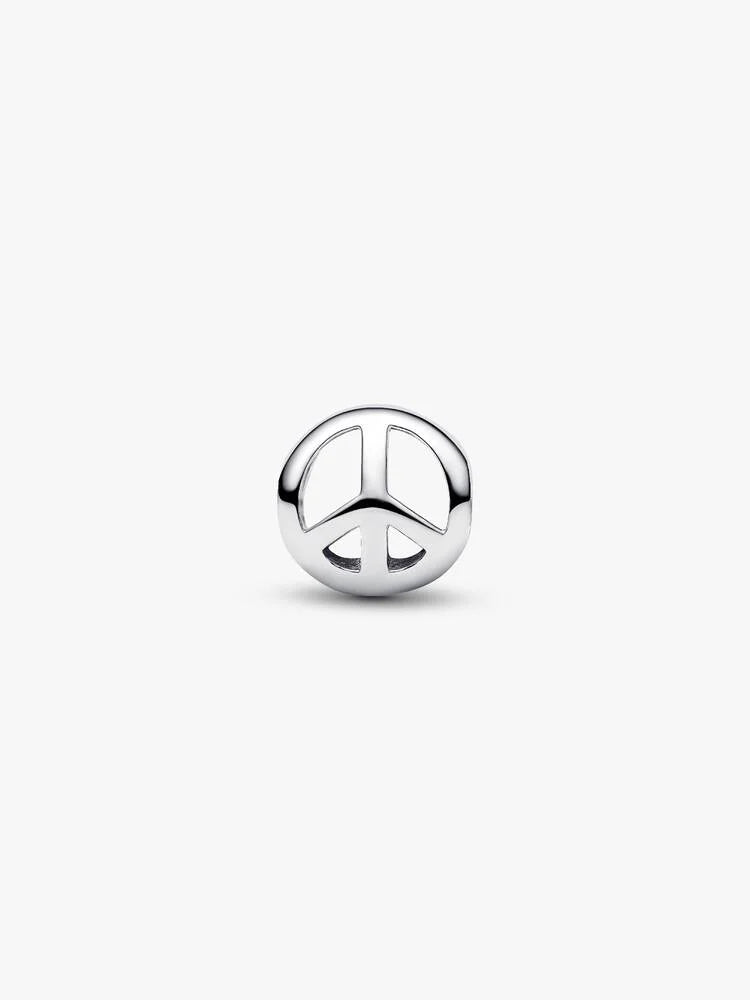 Friedens-Symbol Mini-Charm Sterling-Silber