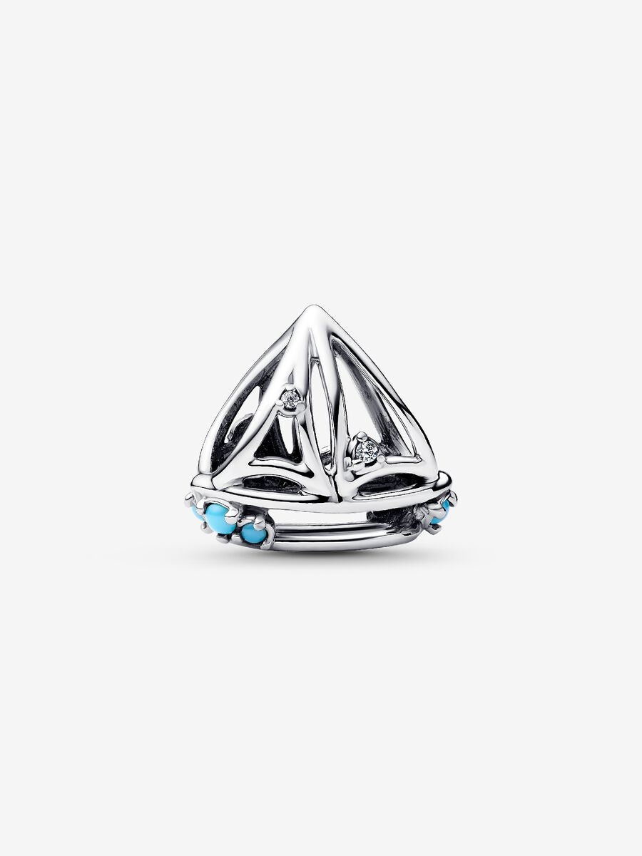 Segelboot Charm Sterling-Silber Hauptbild