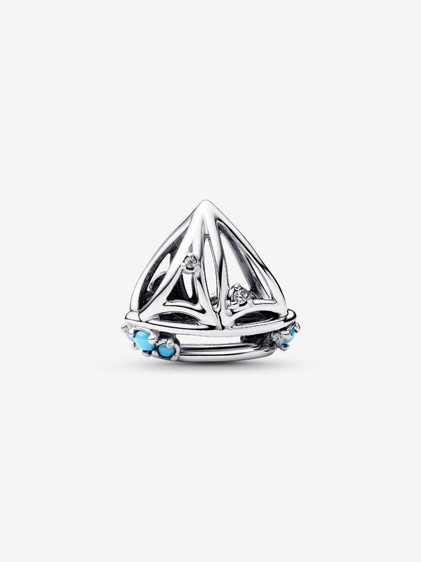 Segelboot Charm Sterling-Silber