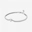 Tennisarmband Funkelndes Herz Zirkonia Silber