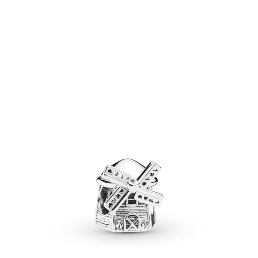 Charm Windmill Windmühle Sterling-Silber