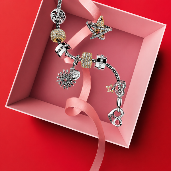 Charm-Anhänger Beweglicher Nussknacker Sterling-Silber