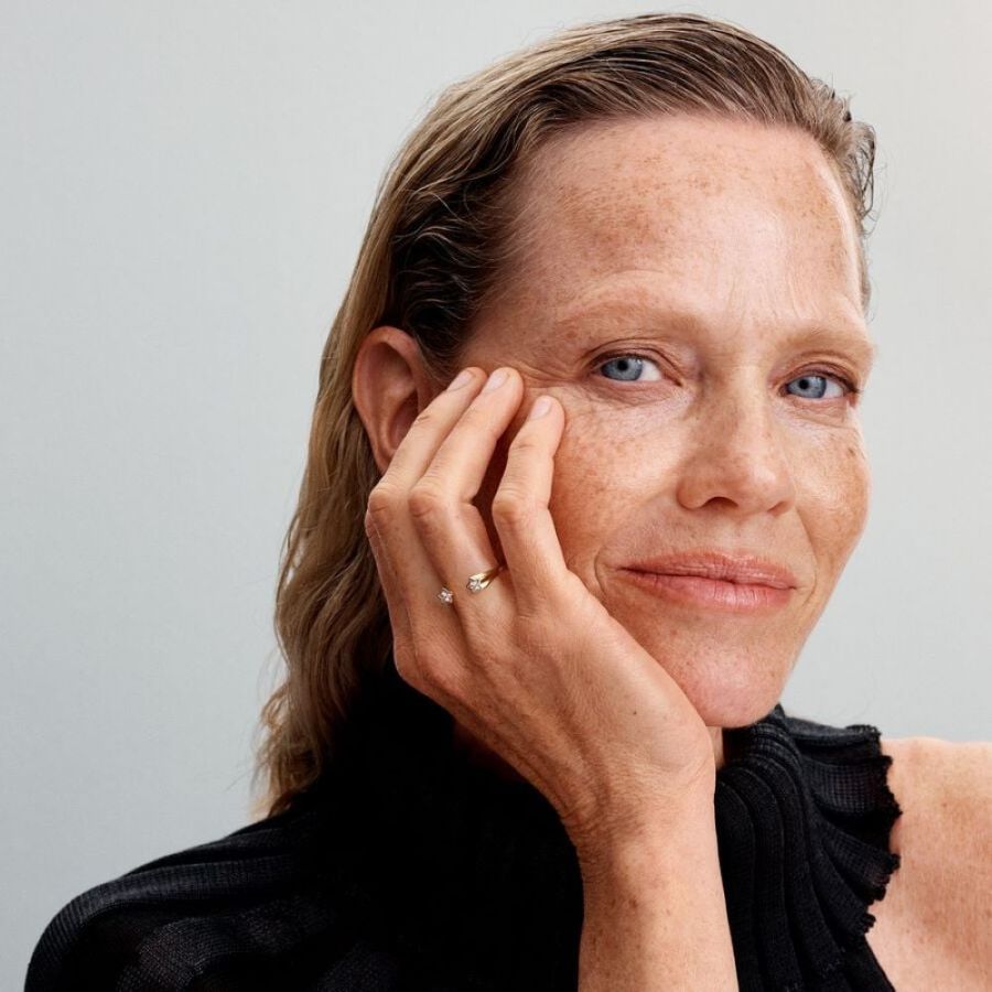Ring Offen Sternschnuppen Vergoldet
