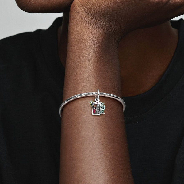Charm-Anhänger Pixar Die Monster AG Tür Sterling-Silber