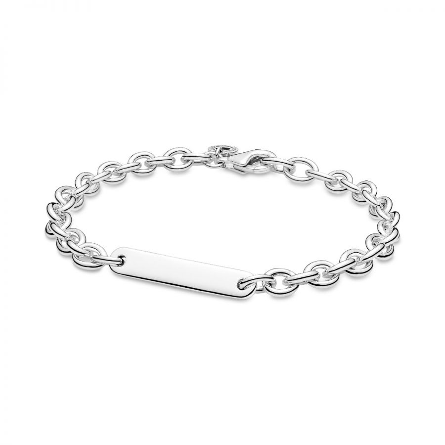 Armband Gravur Plättchen Sterling-Silber