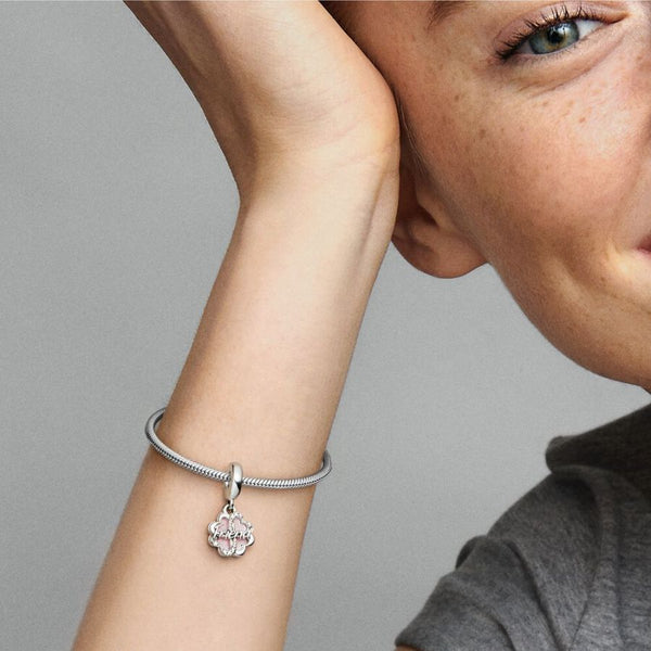 Charm-Anhänger Kleeblatt Freundschaft Sterling-Silber