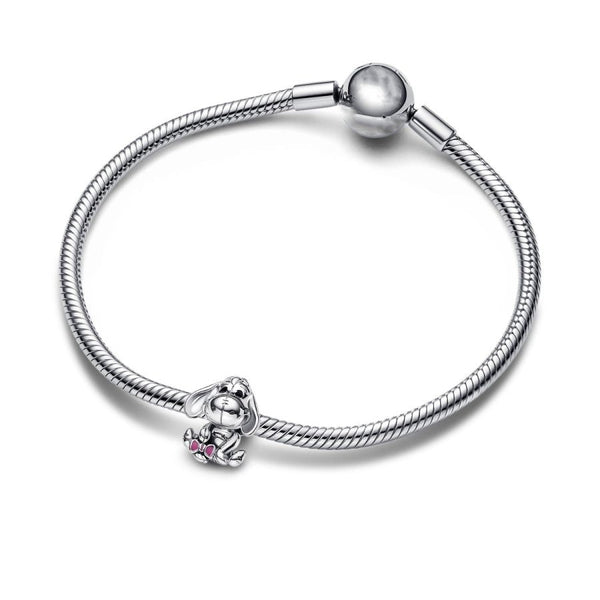 Charm Winnie Puuh I-Ah Schleife Sterling-Silber