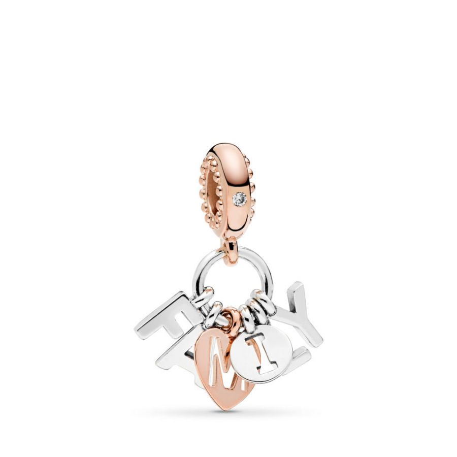 Rose  Charm-Anhänger Perfect Family Silber Hauptbild