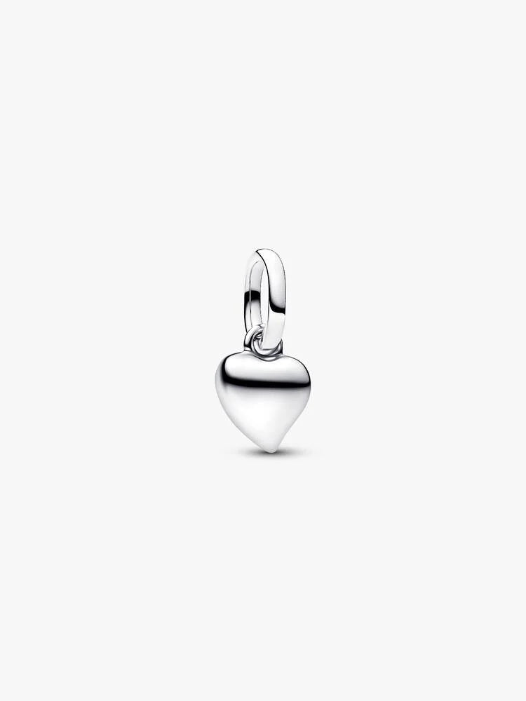 Herz Mini-Charm-Anhänger Sterling-Silber