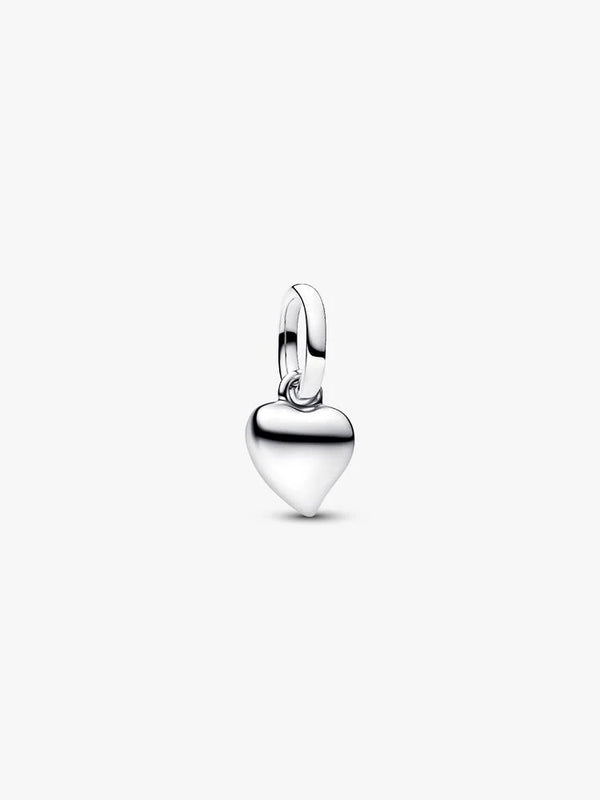 Herz Mini-Charm-Anhänger Sterling-Silber
