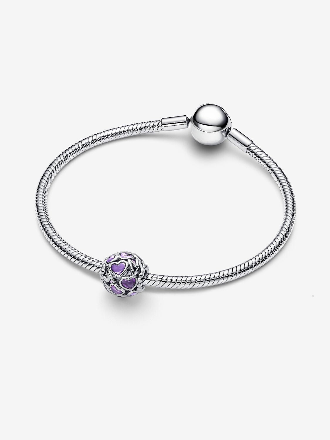 Offen gearbeitete Herzen Mum-Charm