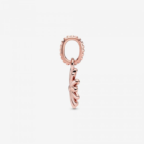 Rose  Charm-Anhänger Rosafarbenes Gänseblümchen