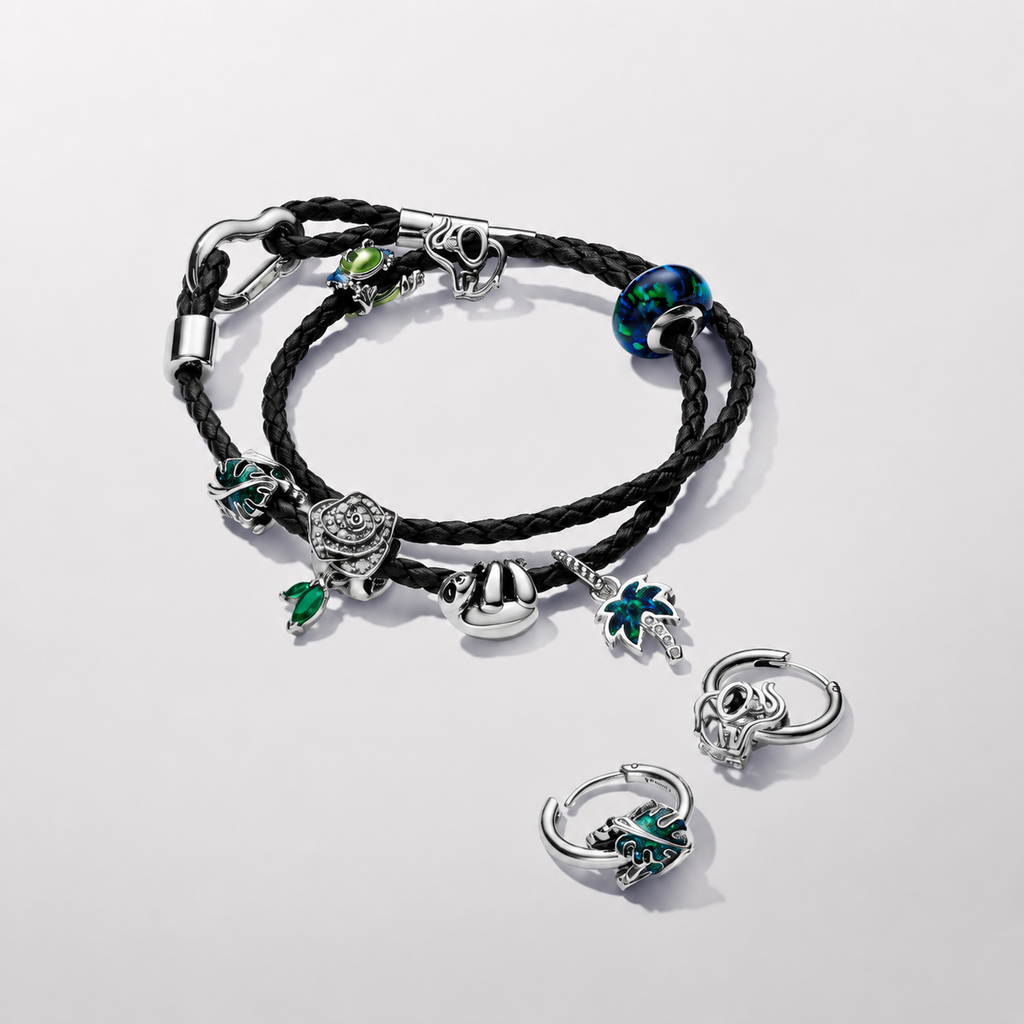 Armband Geflochtenes Leder Braun