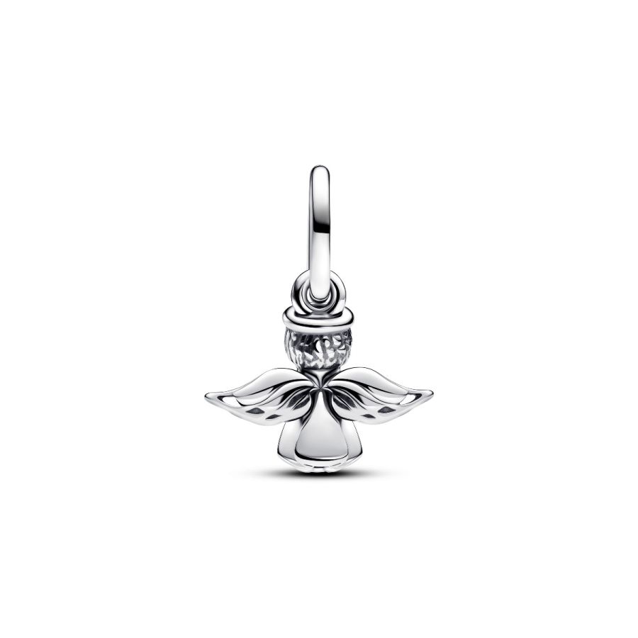 Charm-Anhänger Funkelnder Engel Zirkonia Sterling-Silber