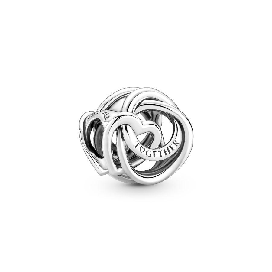 Charm Familie Für Immer Verschlungenes Herz Sterling-Silber
