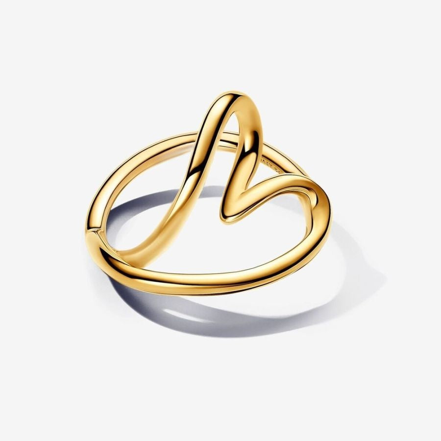 Essence Ring Geformtes Herz Vergoldet