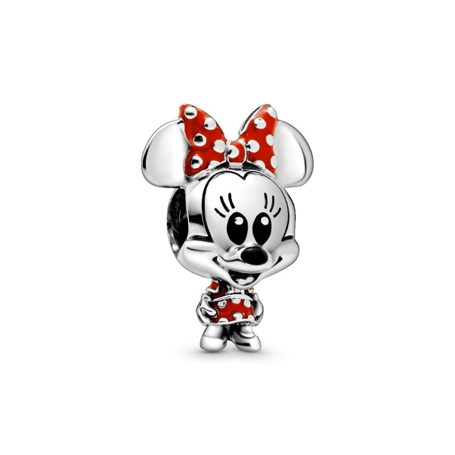 Charm Minnie Maus Gepunktetes Kleid und Schleife Hauptbild