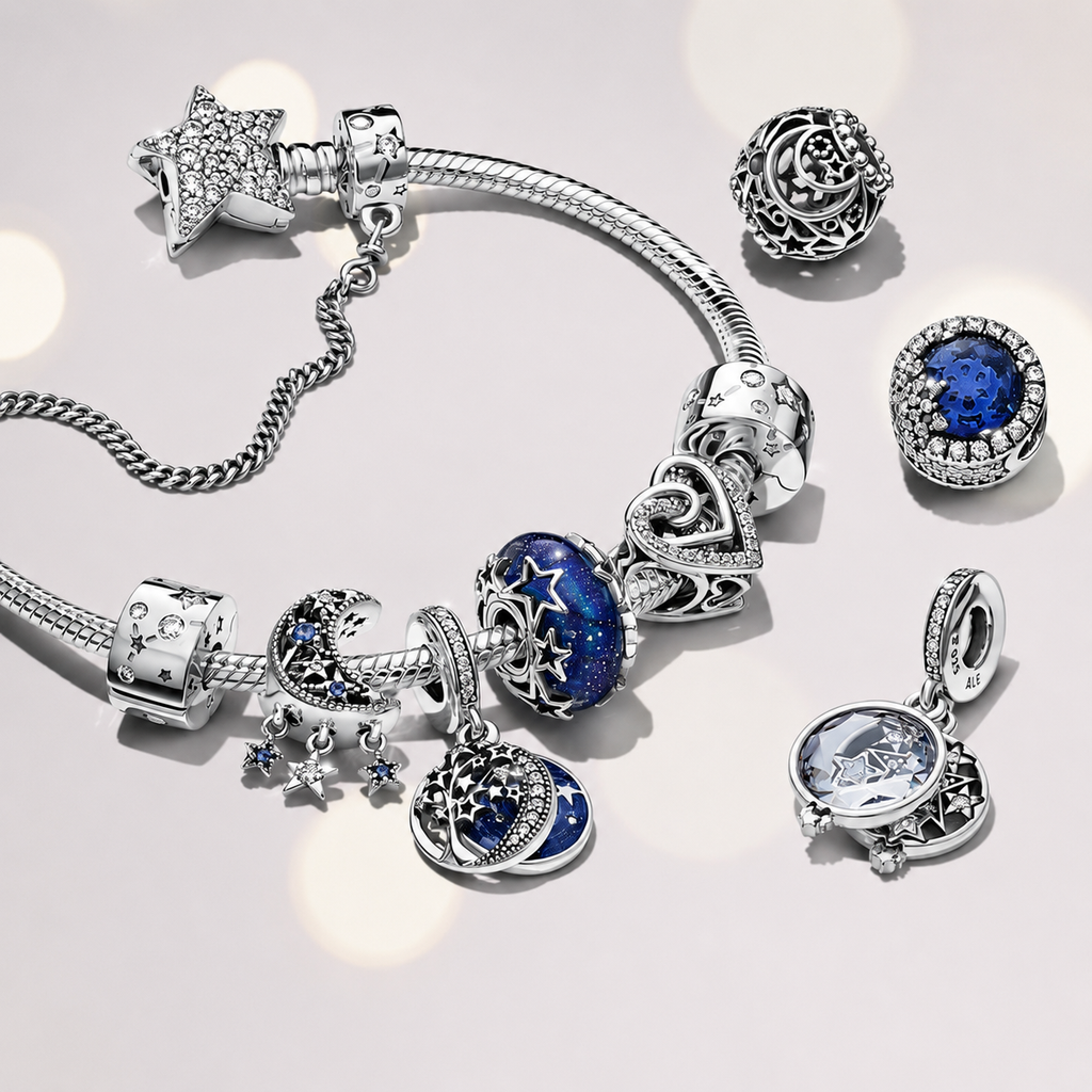 Ohrringe Creolen Doppelband Pavé Zirkonia Sterlingsilber
