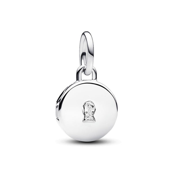 763066C01 Charm-Anhänger Aufklappbar & Gravierbar Liebesmedaillon Silber