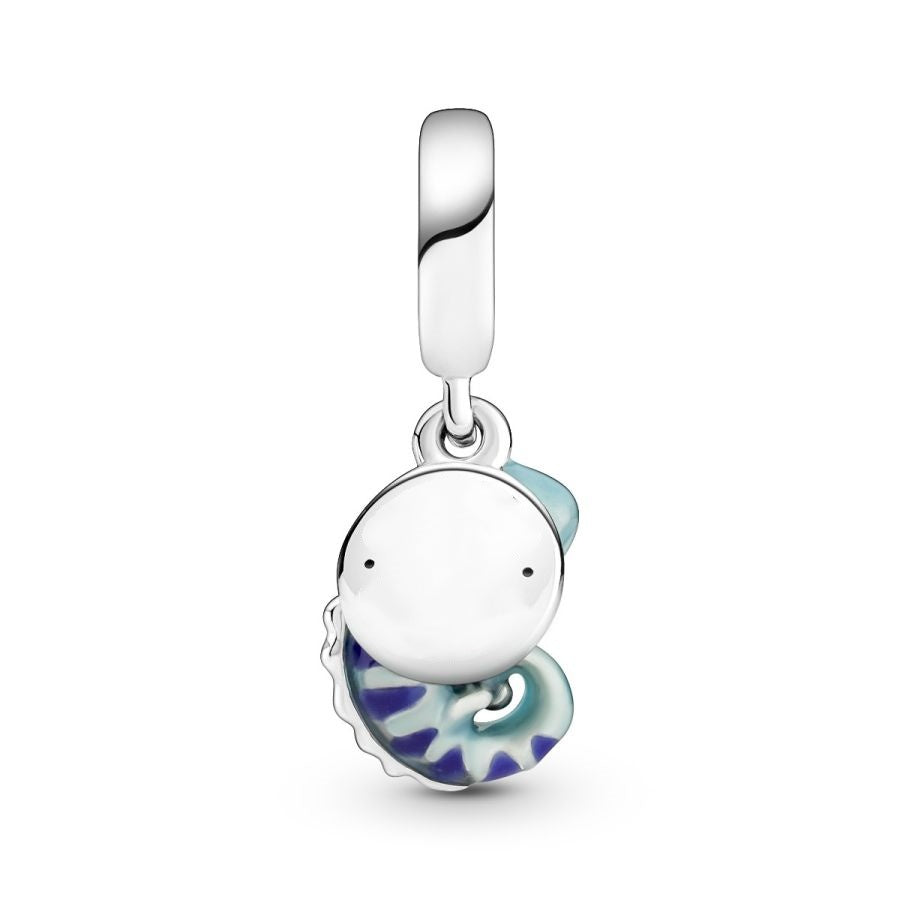 Charm-Anhänger Farbwechselndes Chamäleon Sterling-Silber