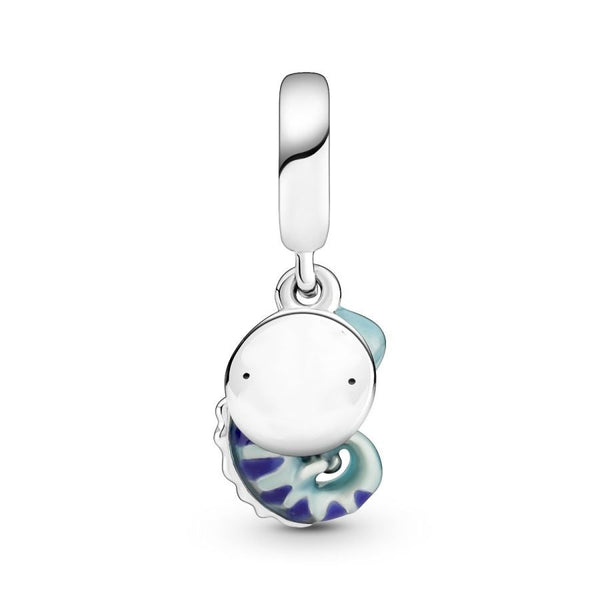 Charm-Anhänger Farbwechselndes Chamäleon Sterling-Silber