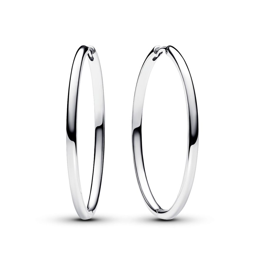Ohrringe Creolen Für Charms Silber 40 mm