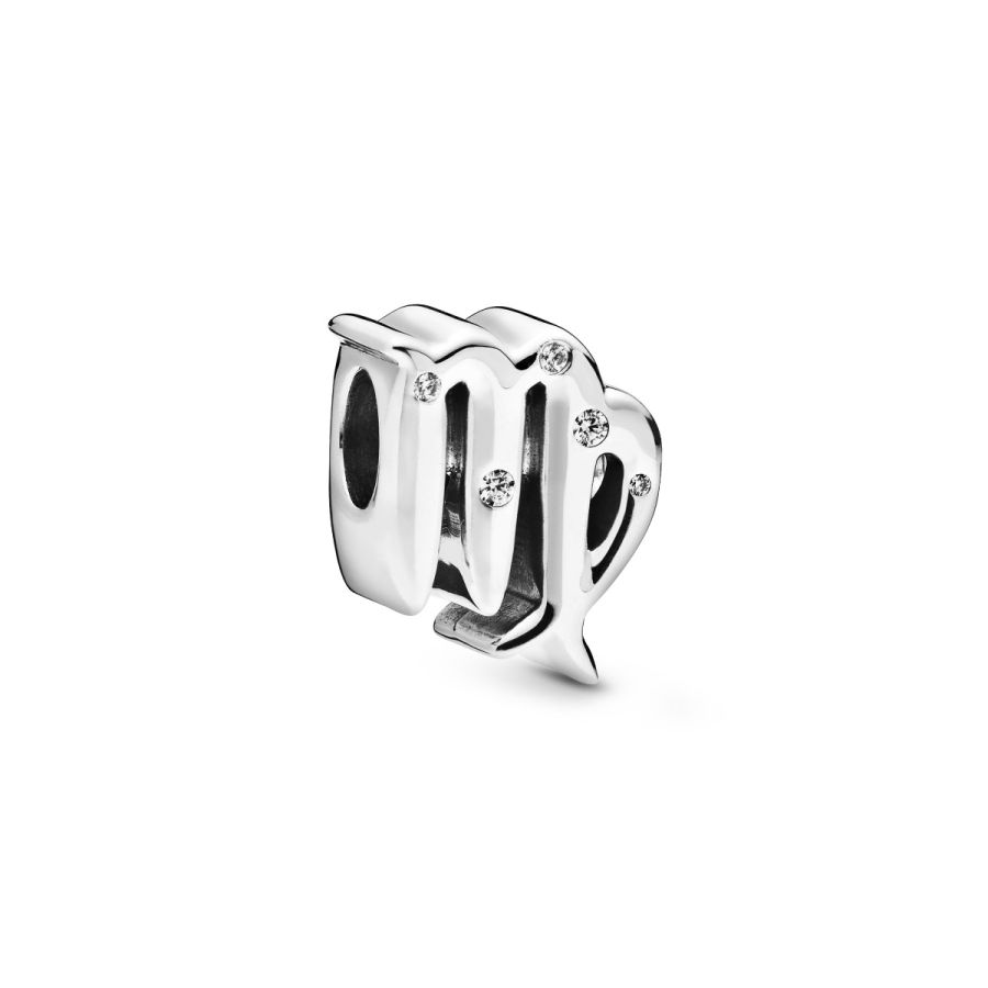 Charm Funkelnde Jungfrau Sterling-Silber Hauptbild