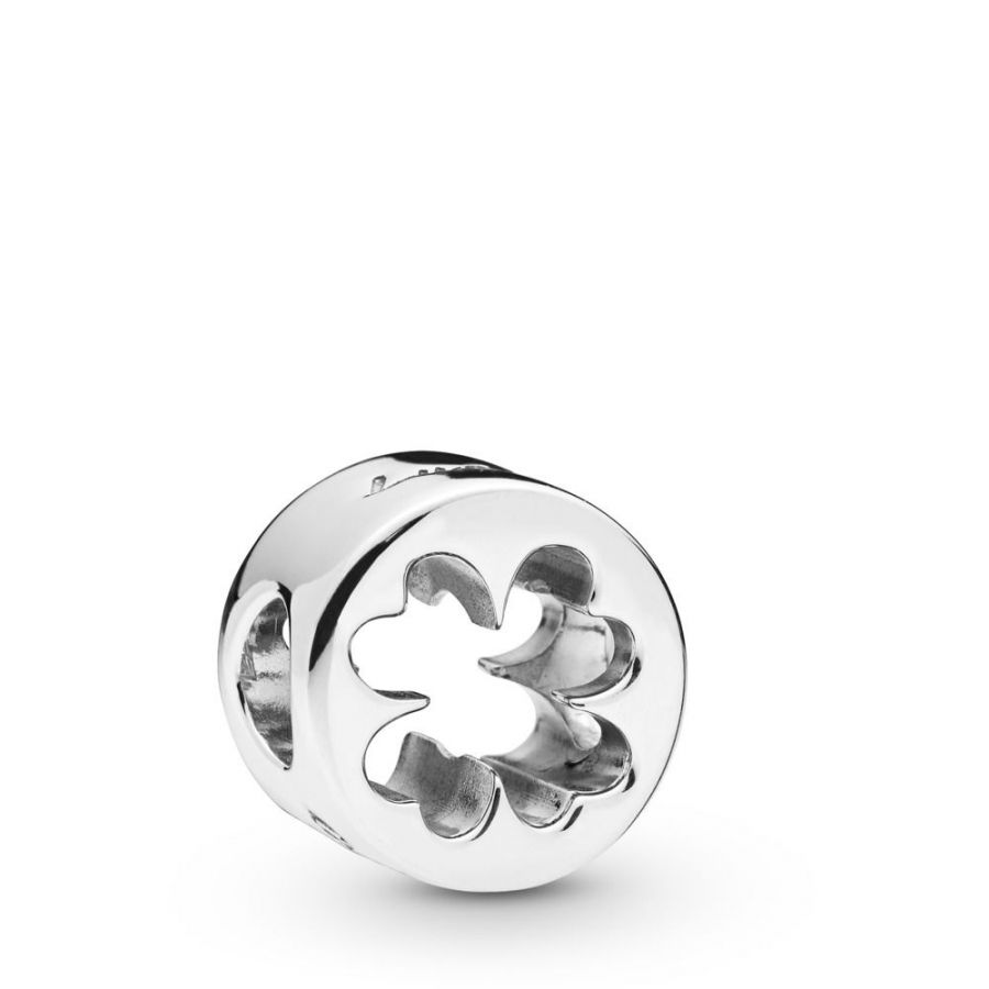Charm Clover Cut Out Sterling-Silber