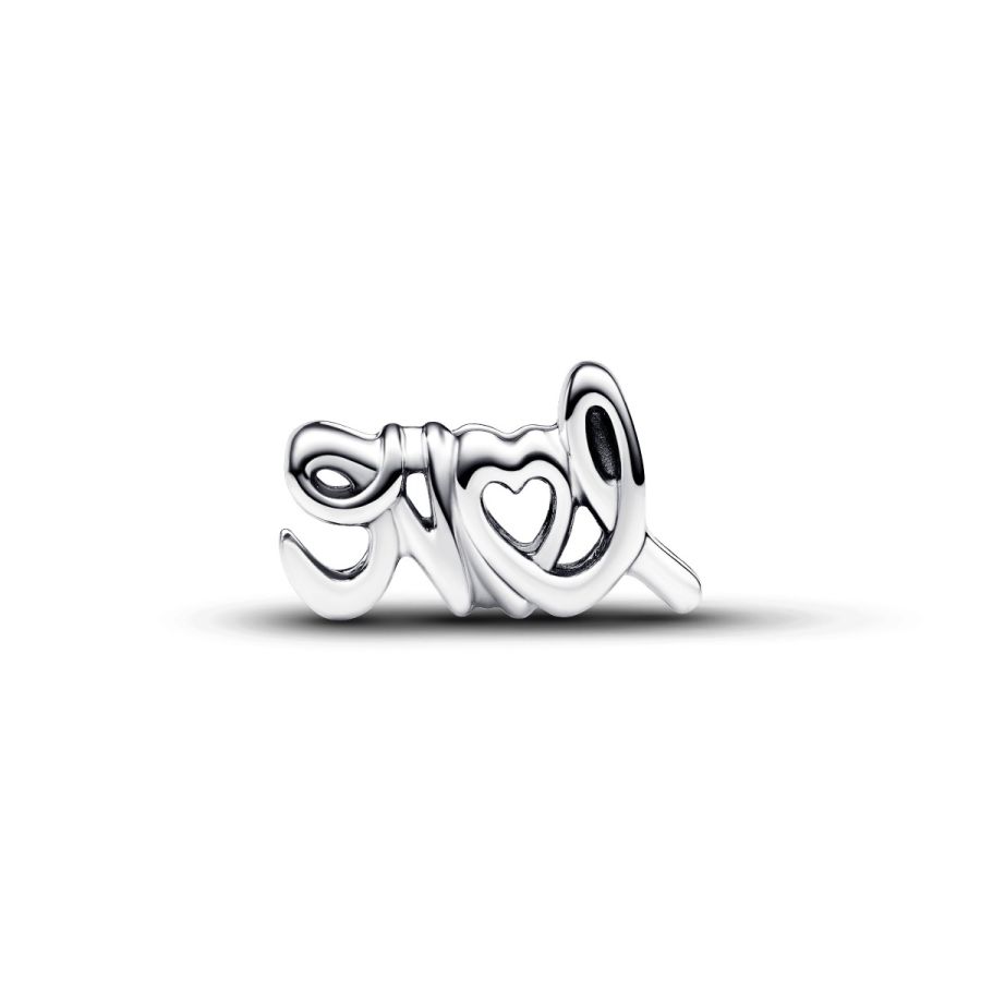 Charm Handgeschrieben Liebe Sterling-Silber Zweitbild