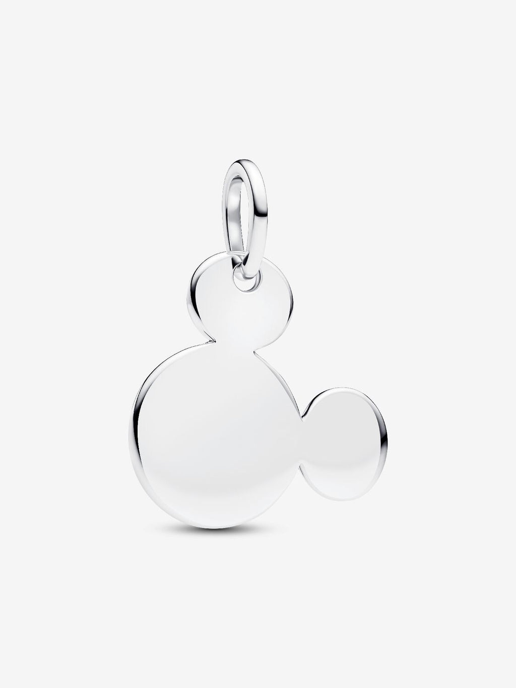 Micky Maus Gravierbarer Charm-Anhänger Sterling-Silber