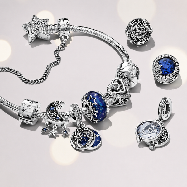 Charm-Anhänger Glückshufeisen Silber