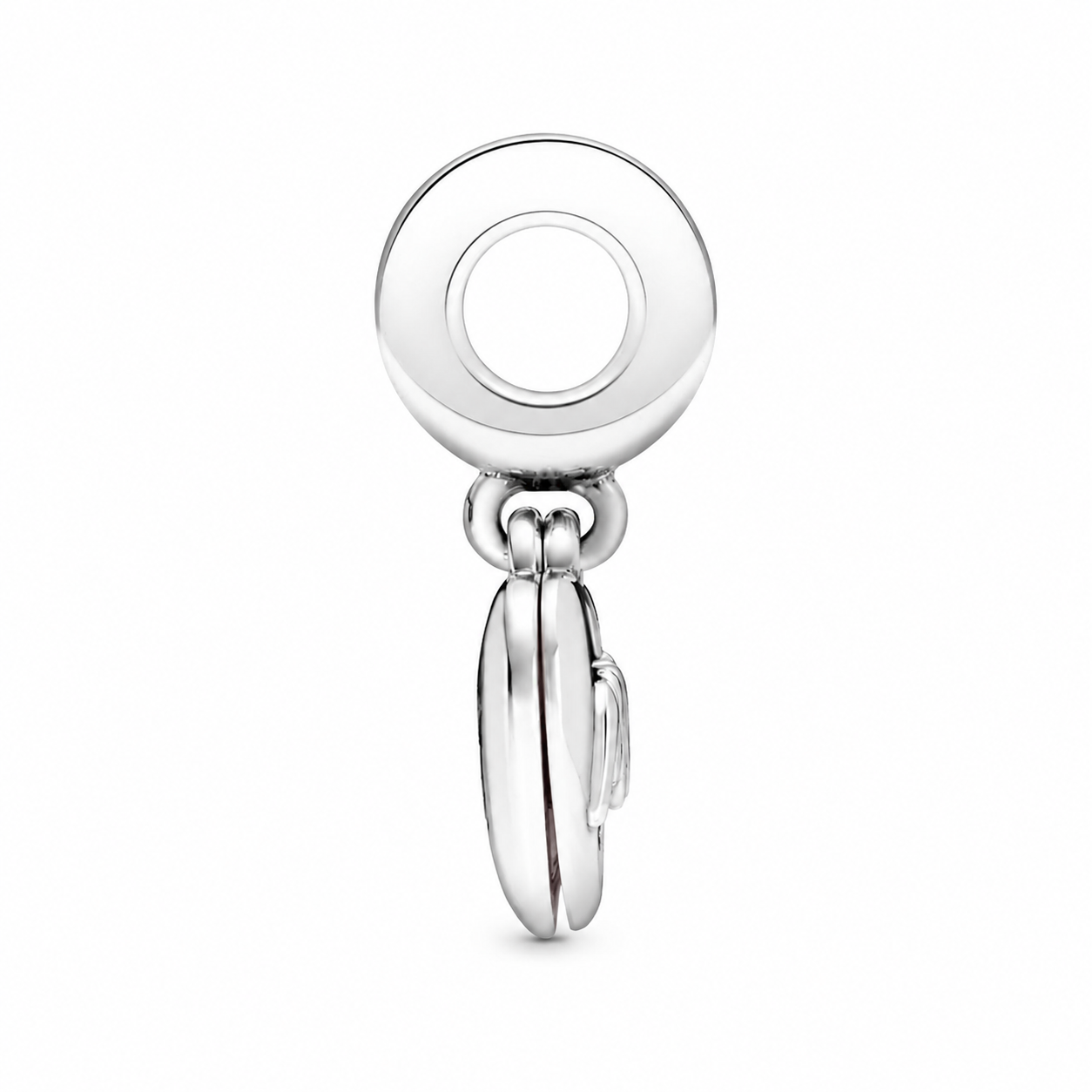 Charm-Anhänger Mum Inschrift Herz Sterling-Silber