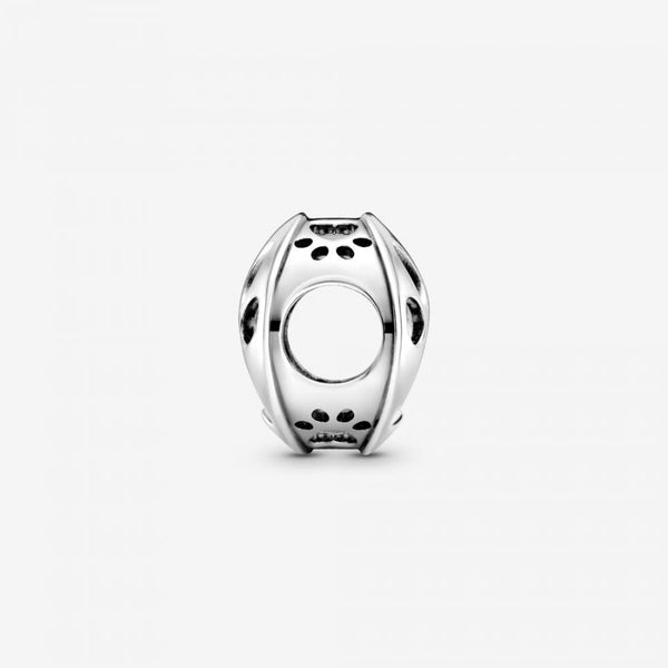 Charm Hundepfotenabdruck Silber