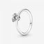 Ring Minnie Maus Funkelnder Kopf Sterling-Silber
