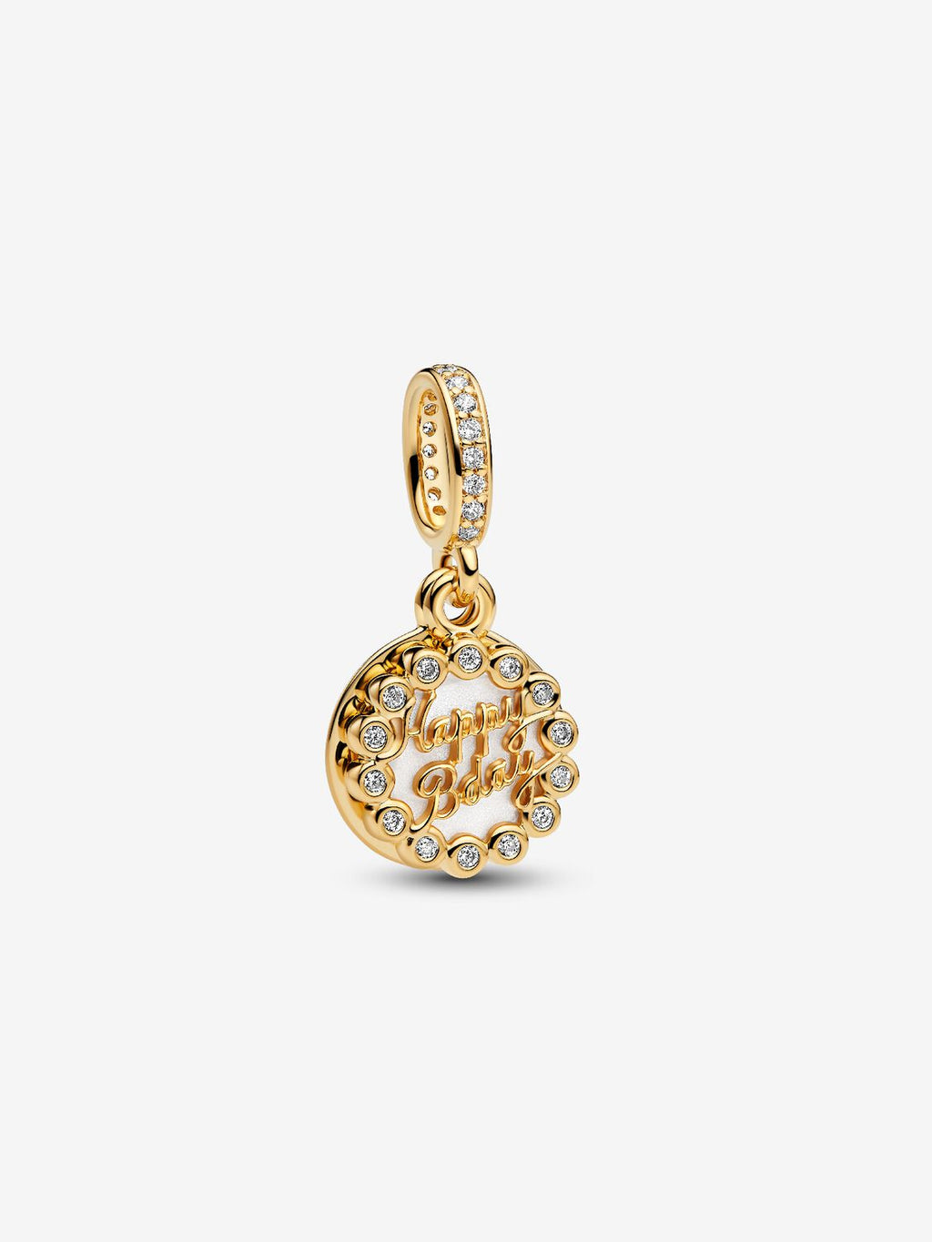 Happy Birthday-Torte Charm-Anhänger