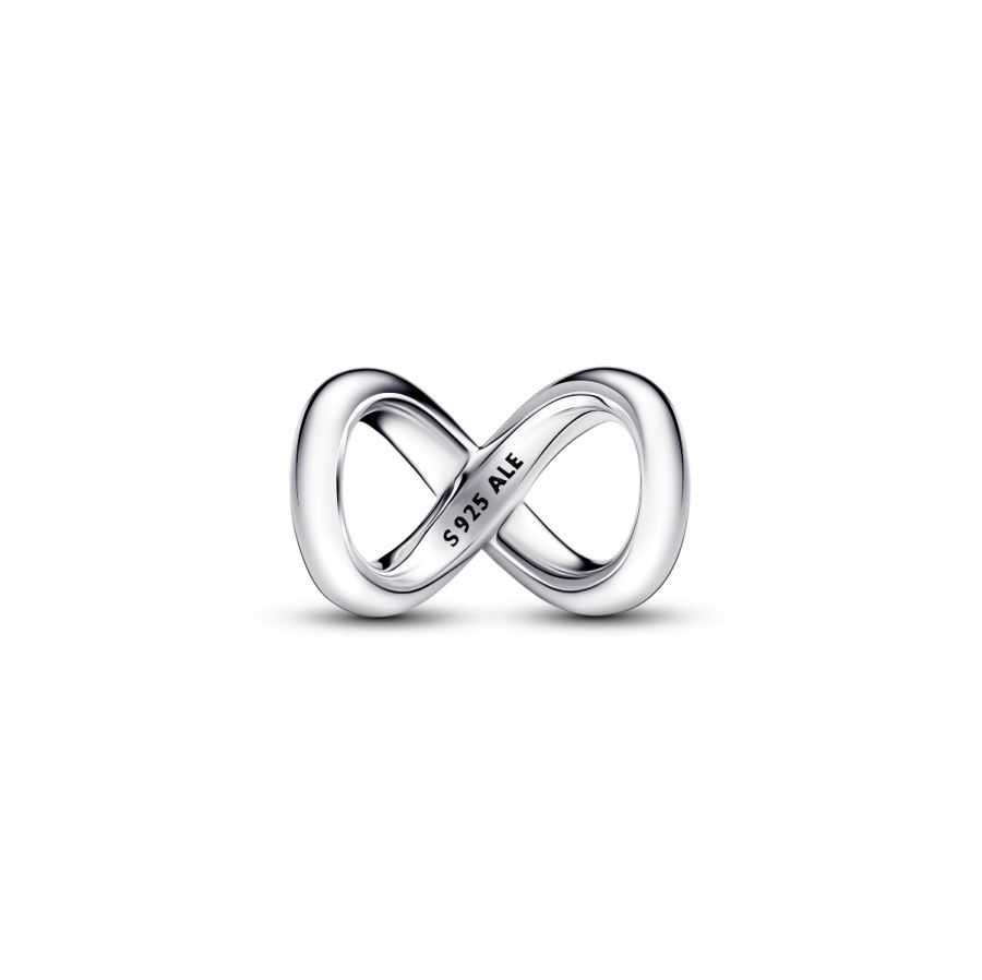 Charm Für Immer & Ewig Unendlichkeit Sterling-Silber Zweitbild