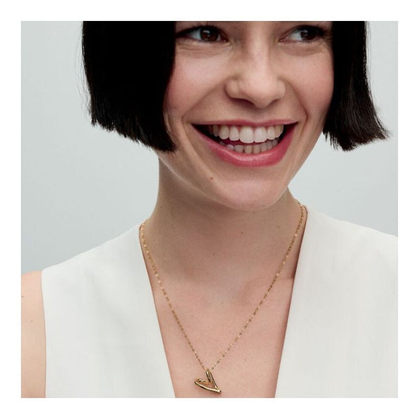 Essence Kette mit Anhänger Herz Vergoldet 363272C00