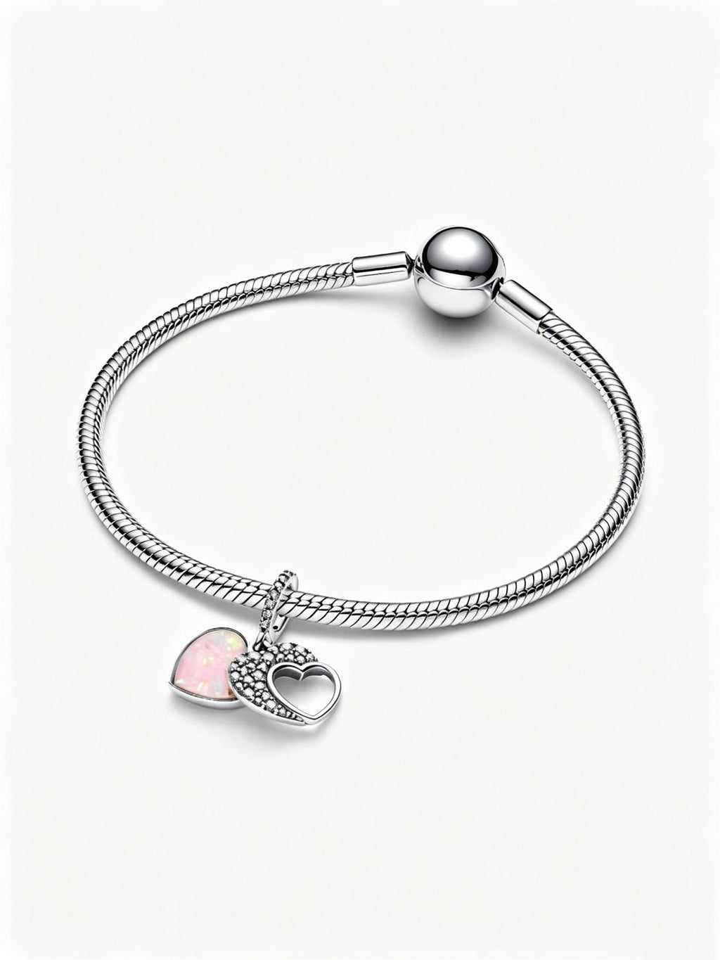 Beautiful Mother Doppelter Charm-Anhänger Sterling-Silber