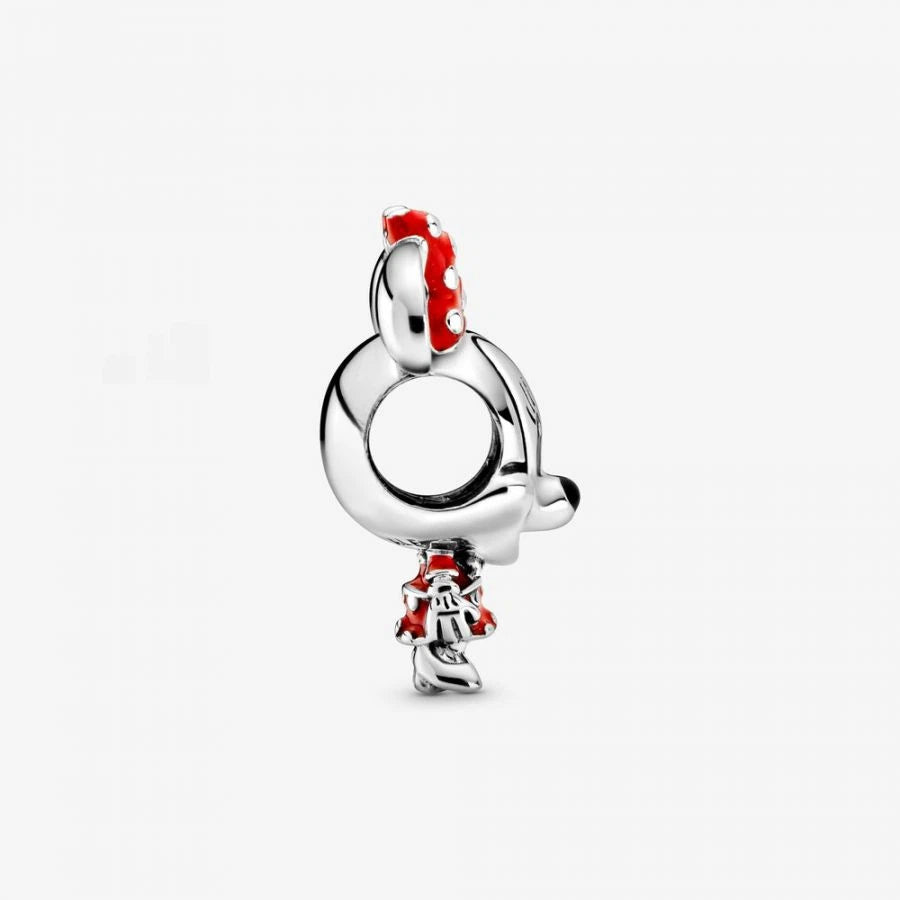 Charm Minnie Maus Gepunktetes Kleid und Schleife