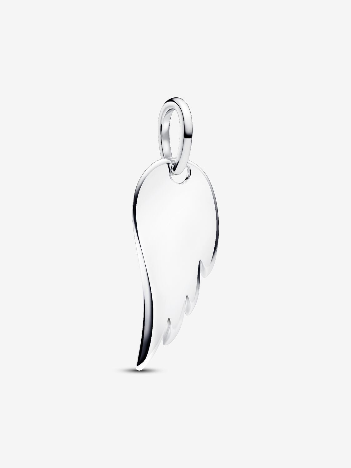 Gravierbarer Engelsflügel Anhänger Sterling-Silber