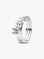 MUM Buchstaben Teilbarer Ring Sterling-Silber
