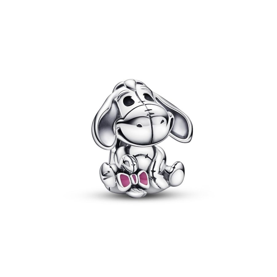 Charm Winnie Puuh I-Ah Schleife Sterling-Silber